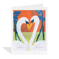 Swan Heart Card