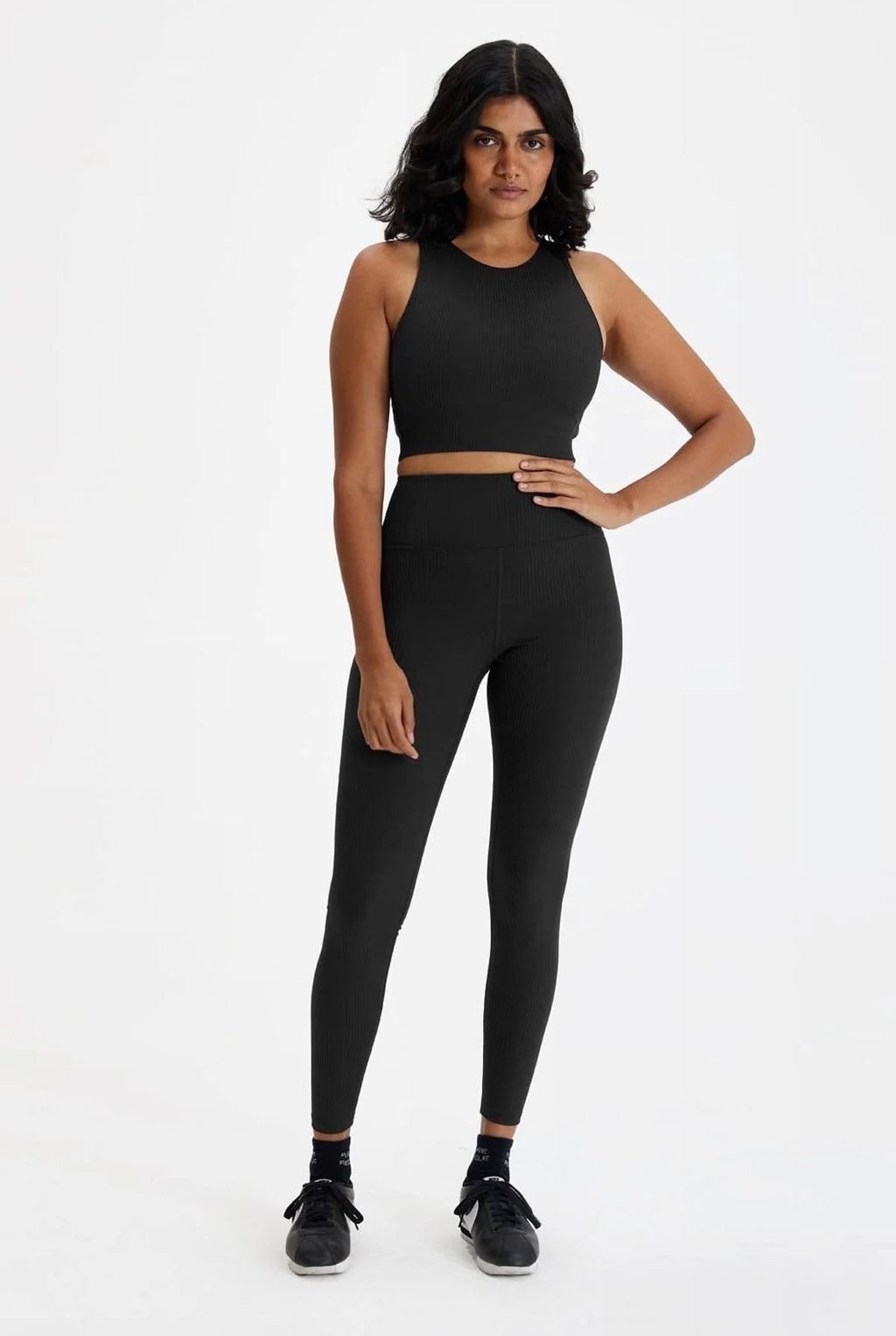 Rib High Rise Leggings