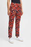 Kate Print Pant - Sugar Almond