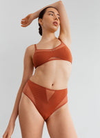 Flow High Waist Brief - Terra