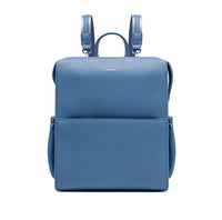 Kylie Backpack - Muted Blue Pebbled
