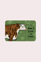 I Don't Give A Care Vinyl Sticker