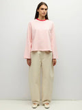 The Jessie Top - Pink/Ivory/Red
