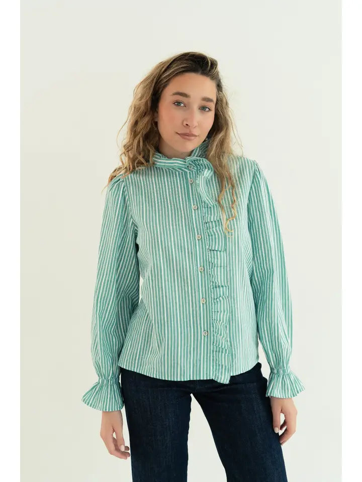 Green Gala Blouse
