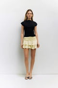 The Eliza Skirt - Yellow/Black
