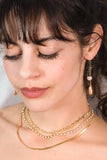 Lucy 24K Gold Plated Daisy Necklace