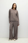 The Brook Top - Olive/Burgundy