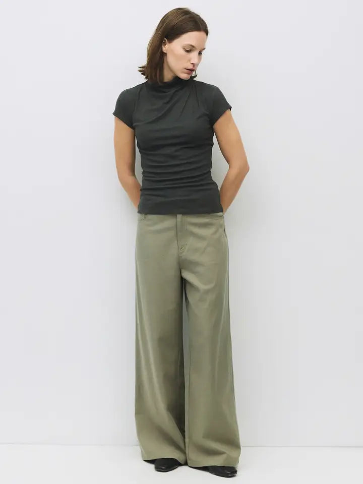The Marissa Top - Charcoal