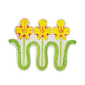 Three Flowers Sticker
