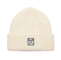 Mid Icon Patch Cuff Beanie - Unbleached