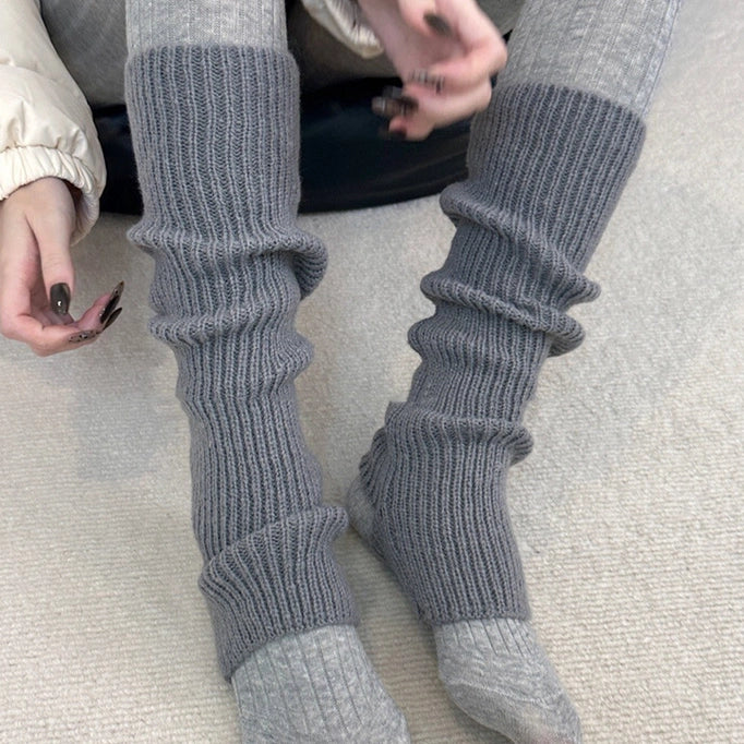 Soft Knit Slouch Leg Warmers