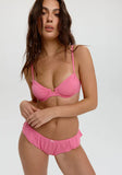 Malta Underwire Bikini Top - Hibiscus