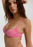 Malta Underwire Bikini Top - Hibiscus
