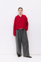 The Pierre Sweater - Red