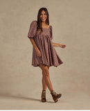 Naomi Dress - Plum Floral