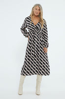 Stairs Wrap Dress