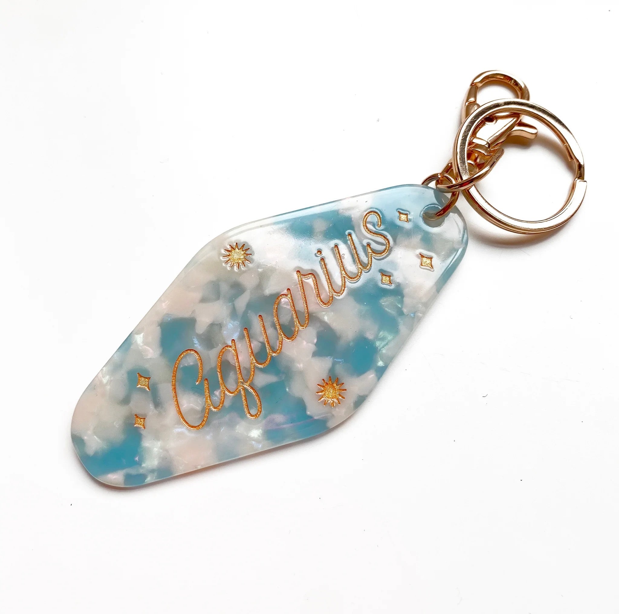 Horoscope Motel Keychain