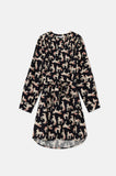 Horse Print Short Dress