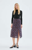 Nightflowers Print Skirt