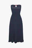 Keyhole Tube Dress - Oxford