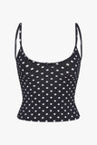 Scoop Back Cami - Domino Dot