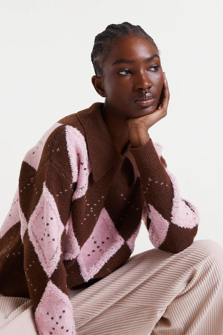 Argyle Jacquard Jumper
