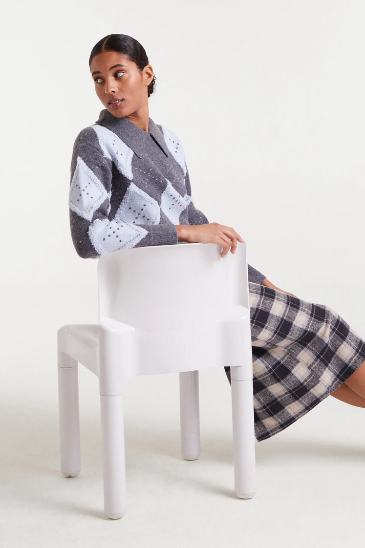Argyle Jacquard Jumper