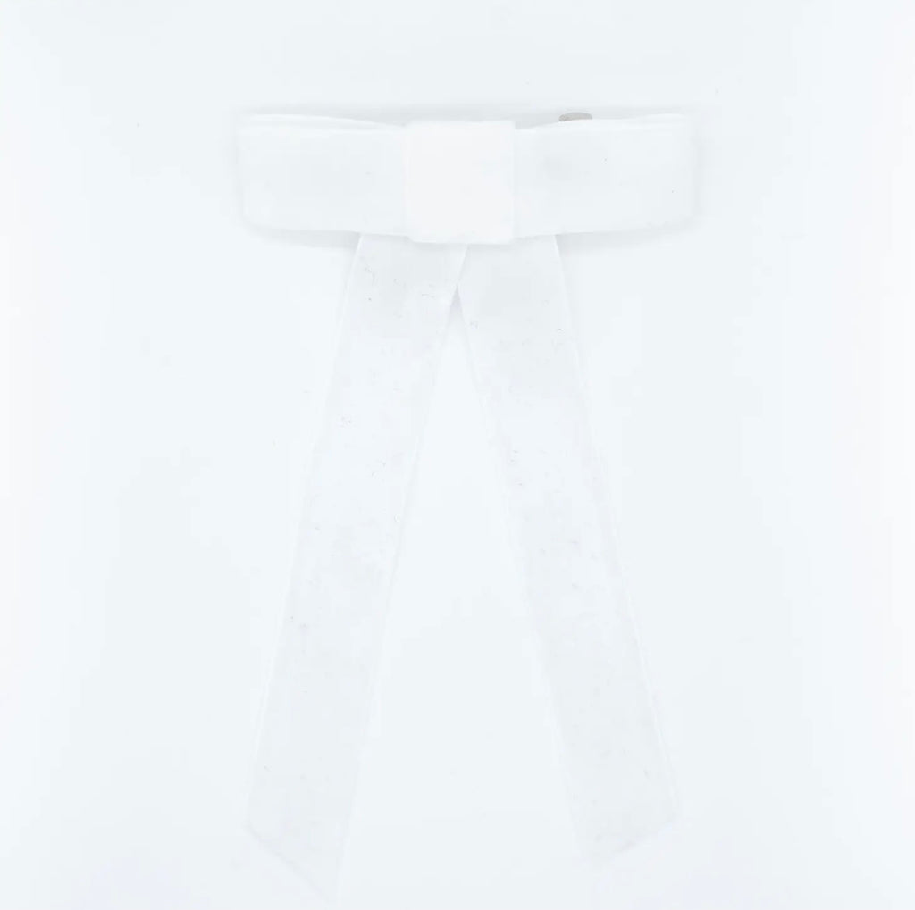 Velvet Bow Barette