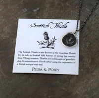 Scottish Thistle Necklace