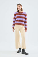 Striped Textured Sweater