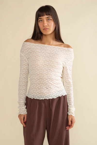 Sumi Off-Shoulder Lace Top