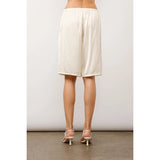 Lily Relaxed Fit Satin Long Shorts