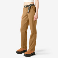 High Waisted Carpenter Pant - Brown Duck