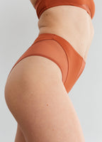 Flow High Waist Brief - Terra