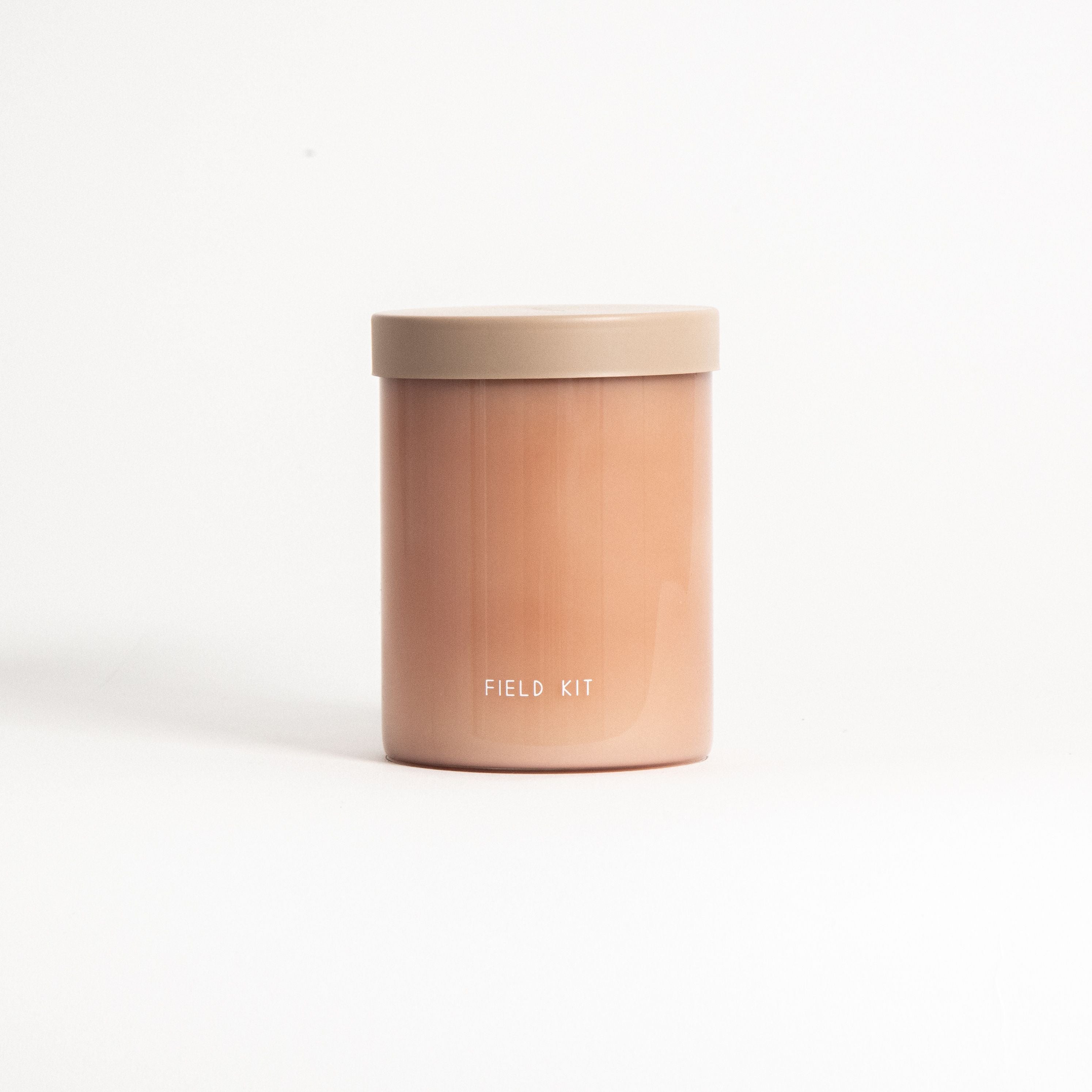 Garden Glass Candle with Metal Lid