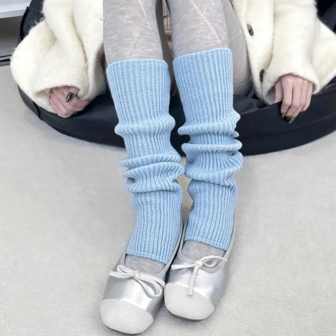 Soft Knit Slouch Leg Warmers