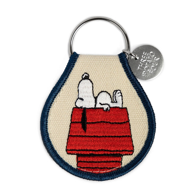 3P4 X Peanuts® - Snoopy Doghouse Patch Keychain