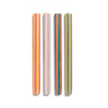 Stripe Dinner Candles - Mixed Set