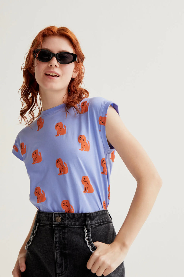 Blue Dog T Shirt
