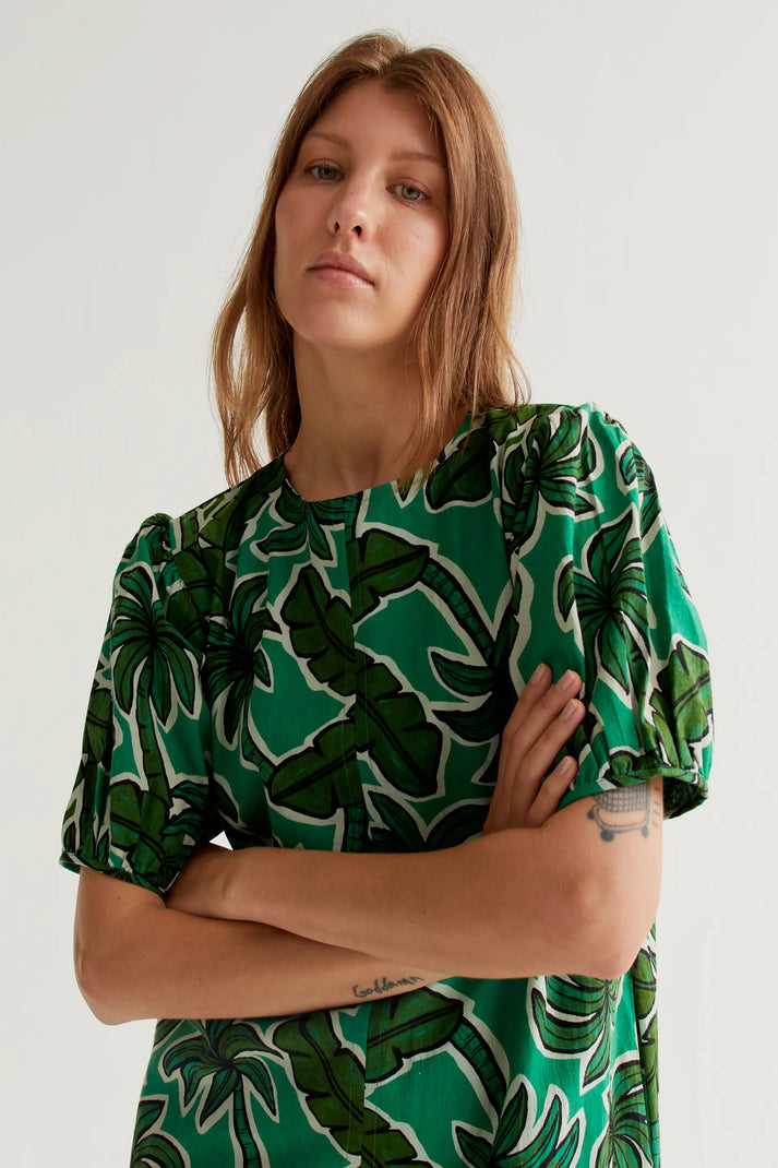 Palm Tree Short Dress
