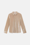 Beige Velvet Shirt