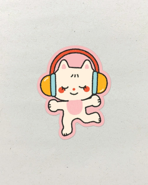 Dancing Kiss Cut Vinyl Sticker