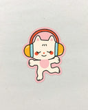 Dancing Kiss Cut Vinyl Sticker