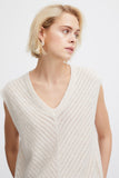 Kamara Waistcoat - Cloud Dancer