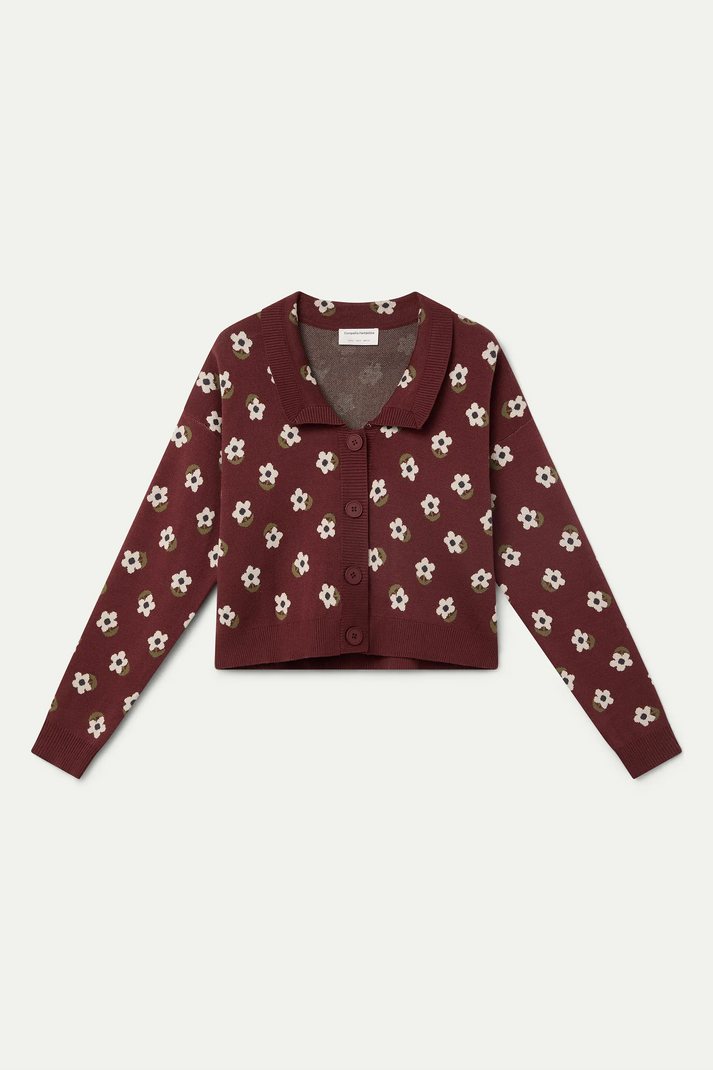 Santini Jacquard Cardigan