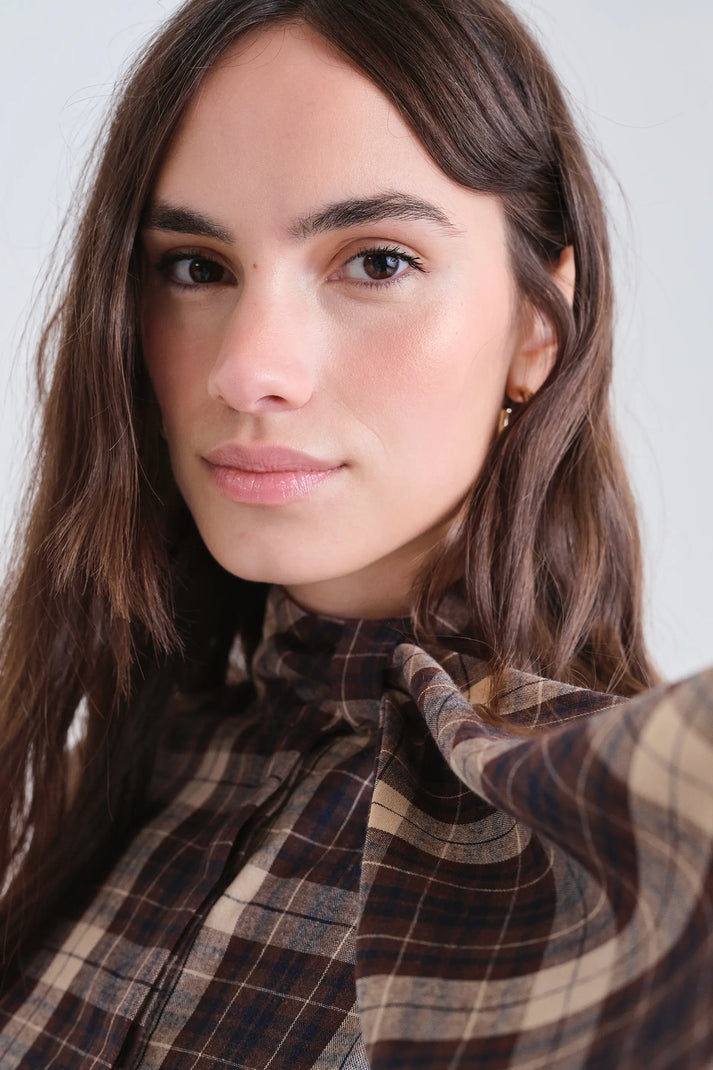 Short Plaid Dress