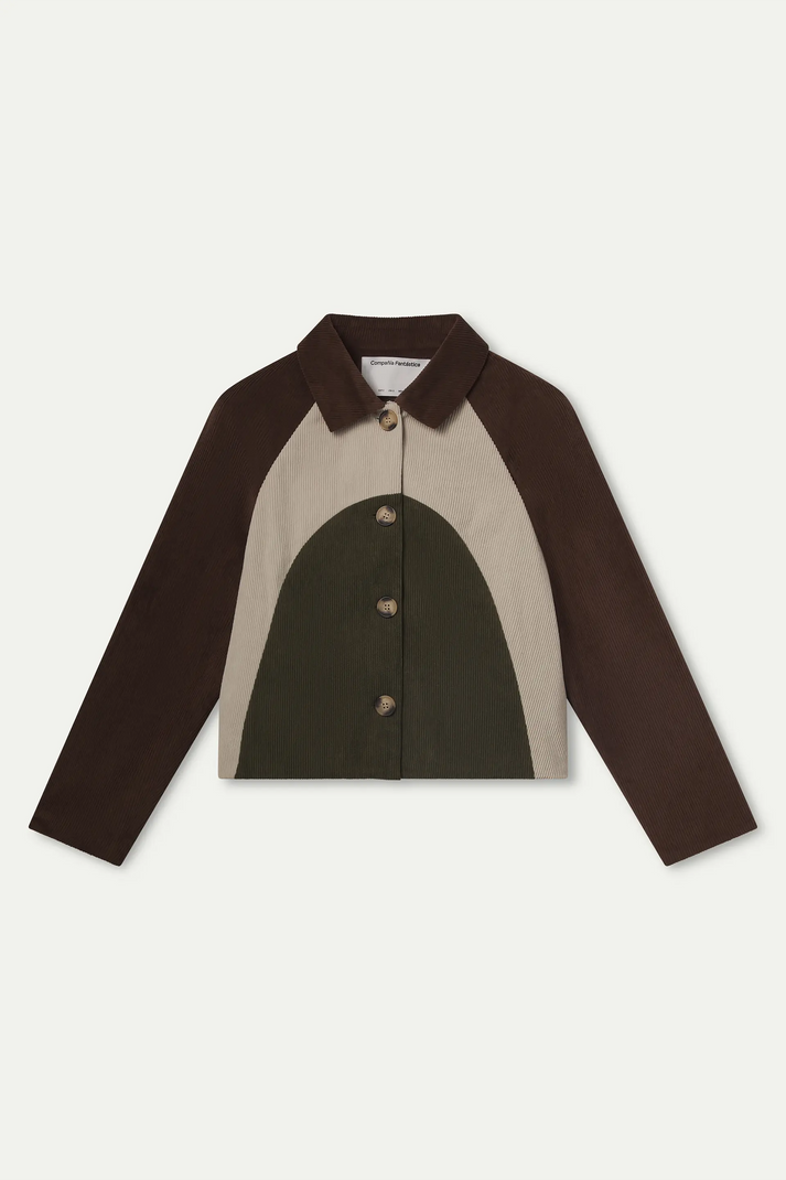 Multicolour Cord Jacket