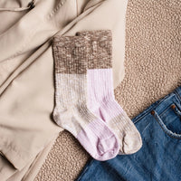 Seashell Camp Mismatched Socks