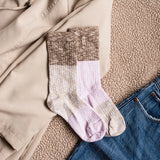 Seashell Camp Mismatched Socks