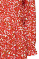 Tusnelda Dress- Orange Flower